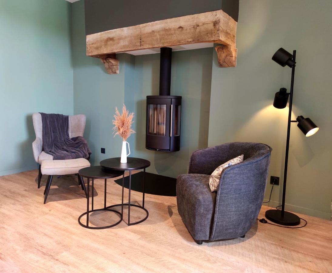 La Douce Halte - Gites Avec Spa Ou Sauna Saint-Ouen-Des-Toits Kültér fotó